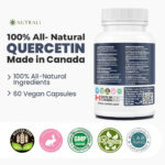 کپسول کوئرستین 600 میلی گرم برند Nutrali تعداد 60 عددی - Image 2