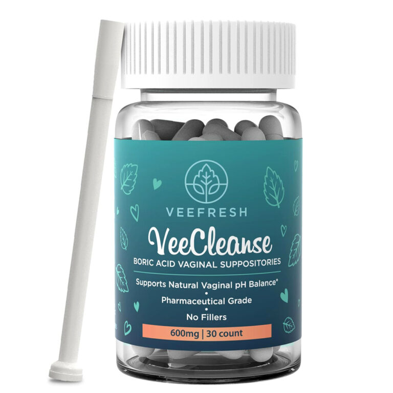VeeFresh VeeCleanse Boric Acid Vaginal Suppositories 7