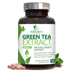 کپسول عصاره چای سبز حاوی EGCG و کاتچین