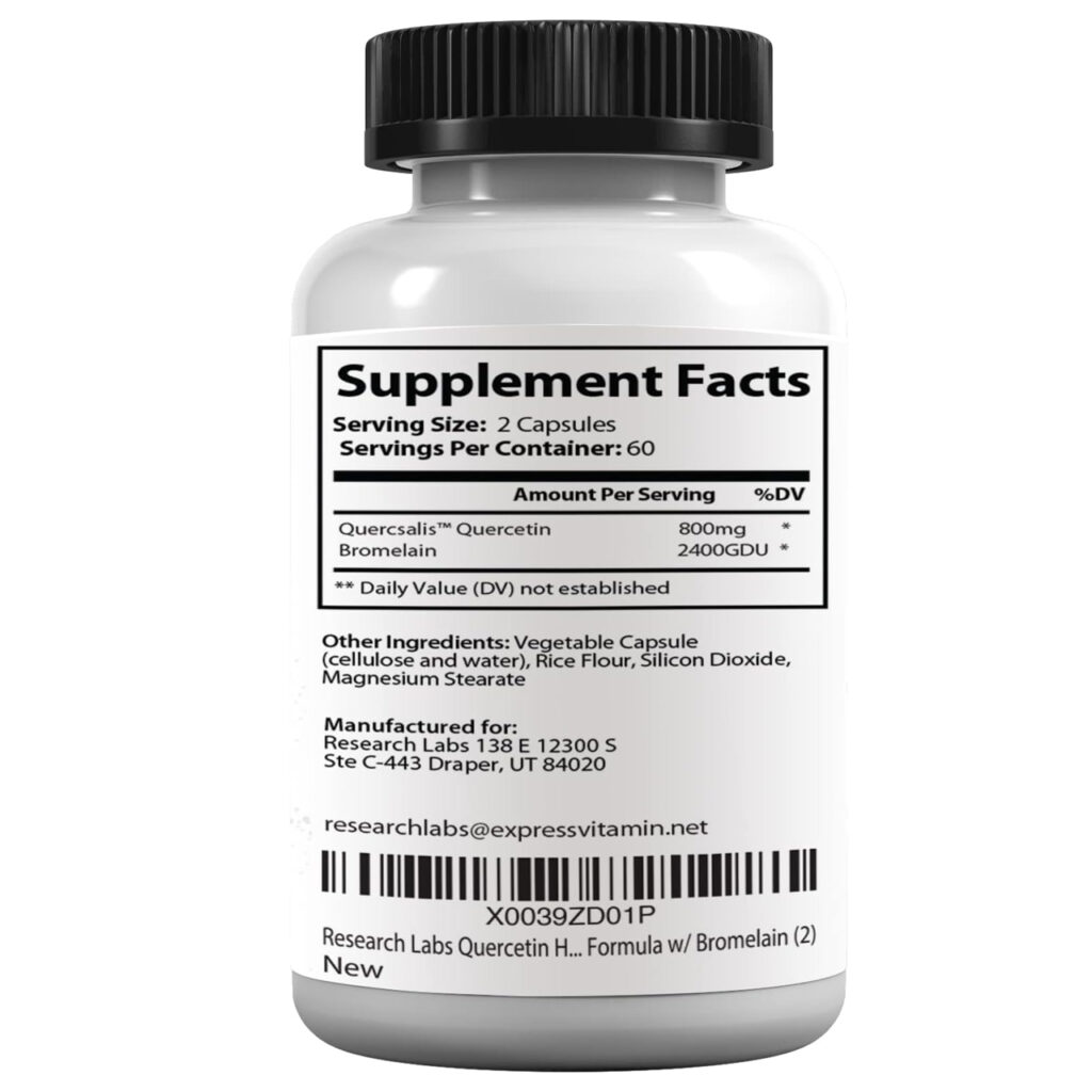 کپسول کوئرستین 800 میلی گرم