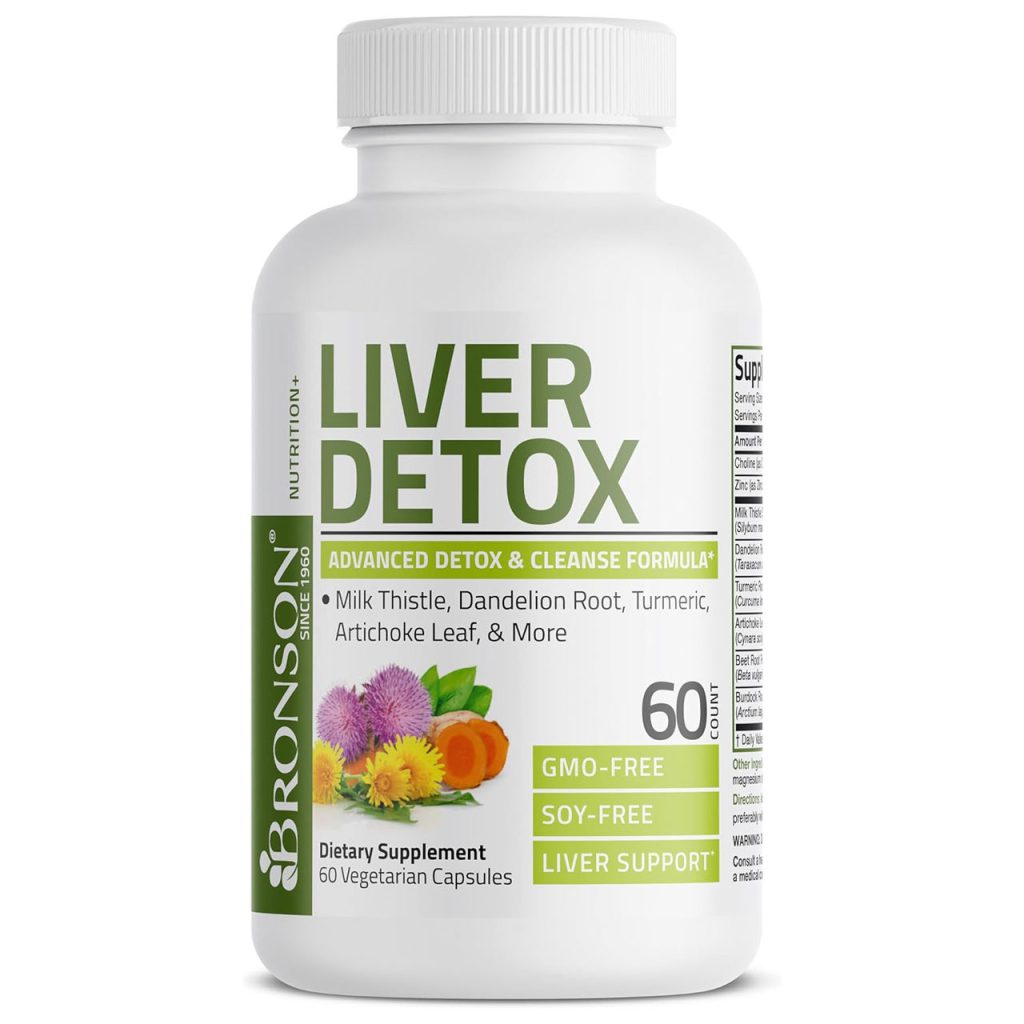 کپسول Liver Detox برند Bronson  آمریکایی | کپسول لیور دتوکس دتاکس برانسون